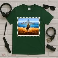Ukraine Vs Russian Warship Stamp T-Shirt thumb 5