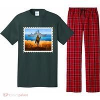 Ukraine Vs Russian Warship Stamp Pajama Set thumb 0
