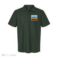 Ukraine Vs Russian Warship Stamp Polo thumb 0