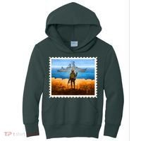 Ukraine Vs Russian Warship Stamp Kids Hoodie thumb 0
