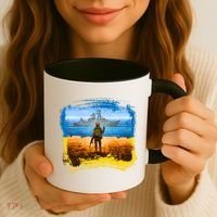 Ukraine Vs Russian Warship Coffee Mug thumb 3