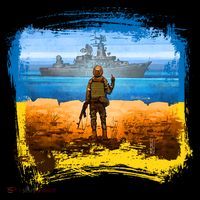 Ukraine Vs Russian Warship Coffee Mug thumb 5