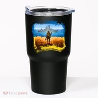 Ukraine Vs Russian Warship Tumbler thumb 0