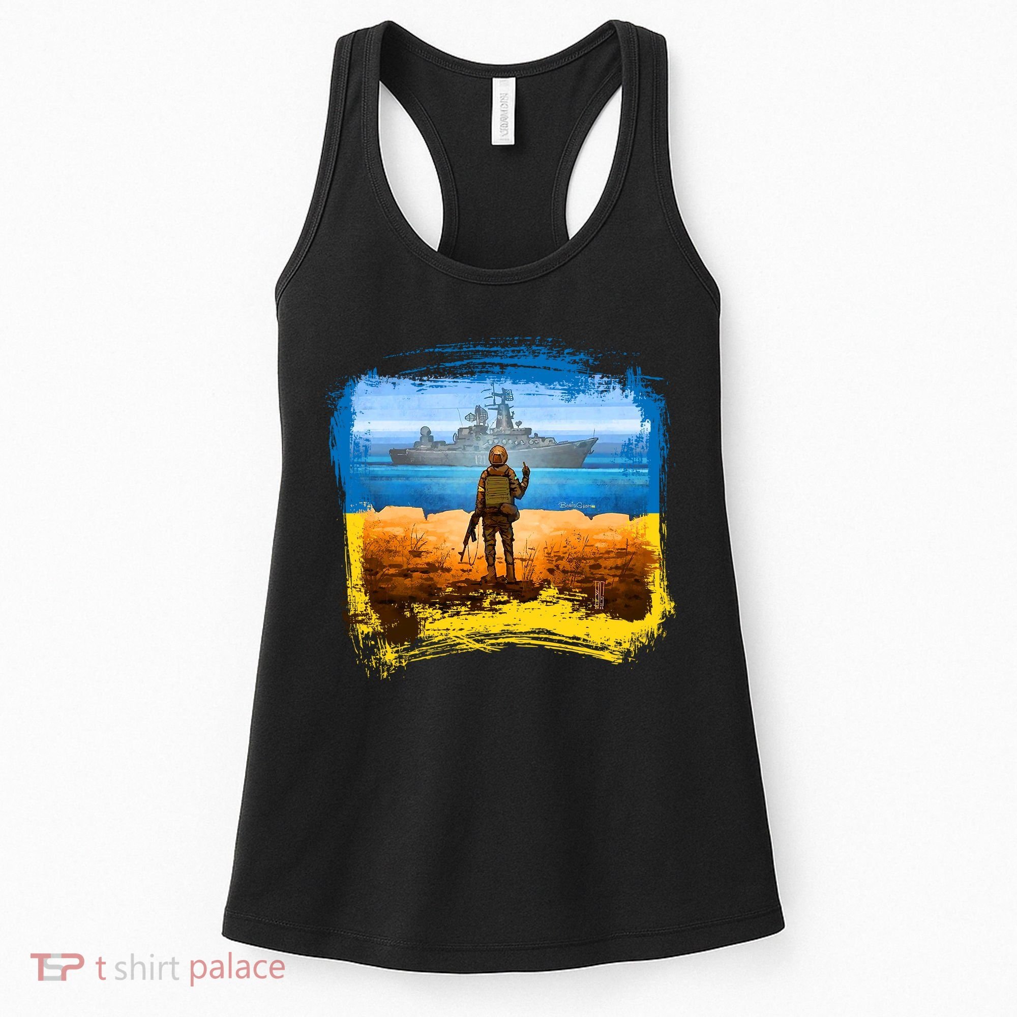 Ukraine Vs Russian Warship Women's Tank Top