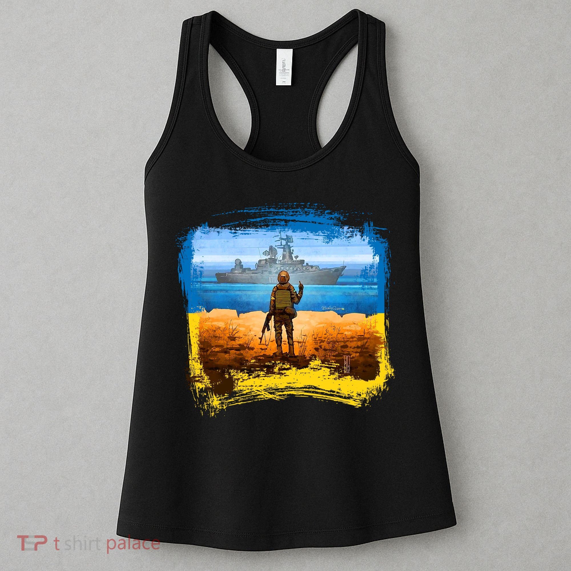 Ukraine Vs Russian Warship Women's Tank Top
