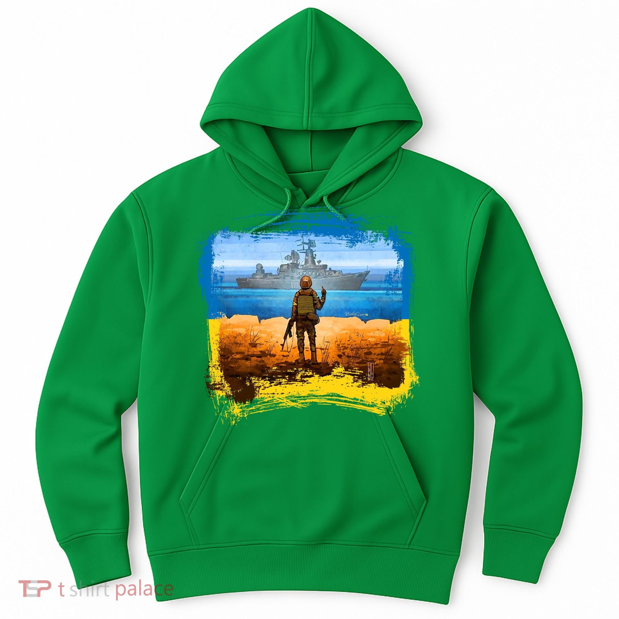Ukraine Vs Russian Warship Hoodie