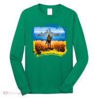 Ukraine Vs Russian Warship Long Sleeve Shirt thumb 0