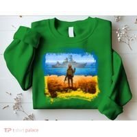 Ukraine Vs Russian Warship Sweatshirt thumb 2