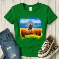Ukraine Vs Russian Warship Women's T-Shirt thumb 3