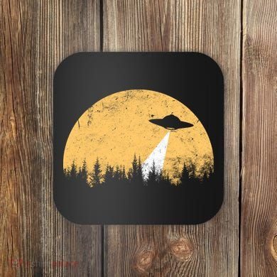Ufo Vintage Retro Coaster