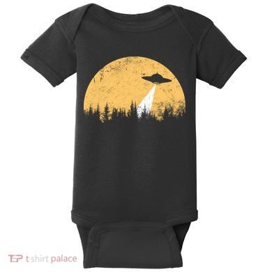 Ufo Vintage Retro Baby Bodysuit