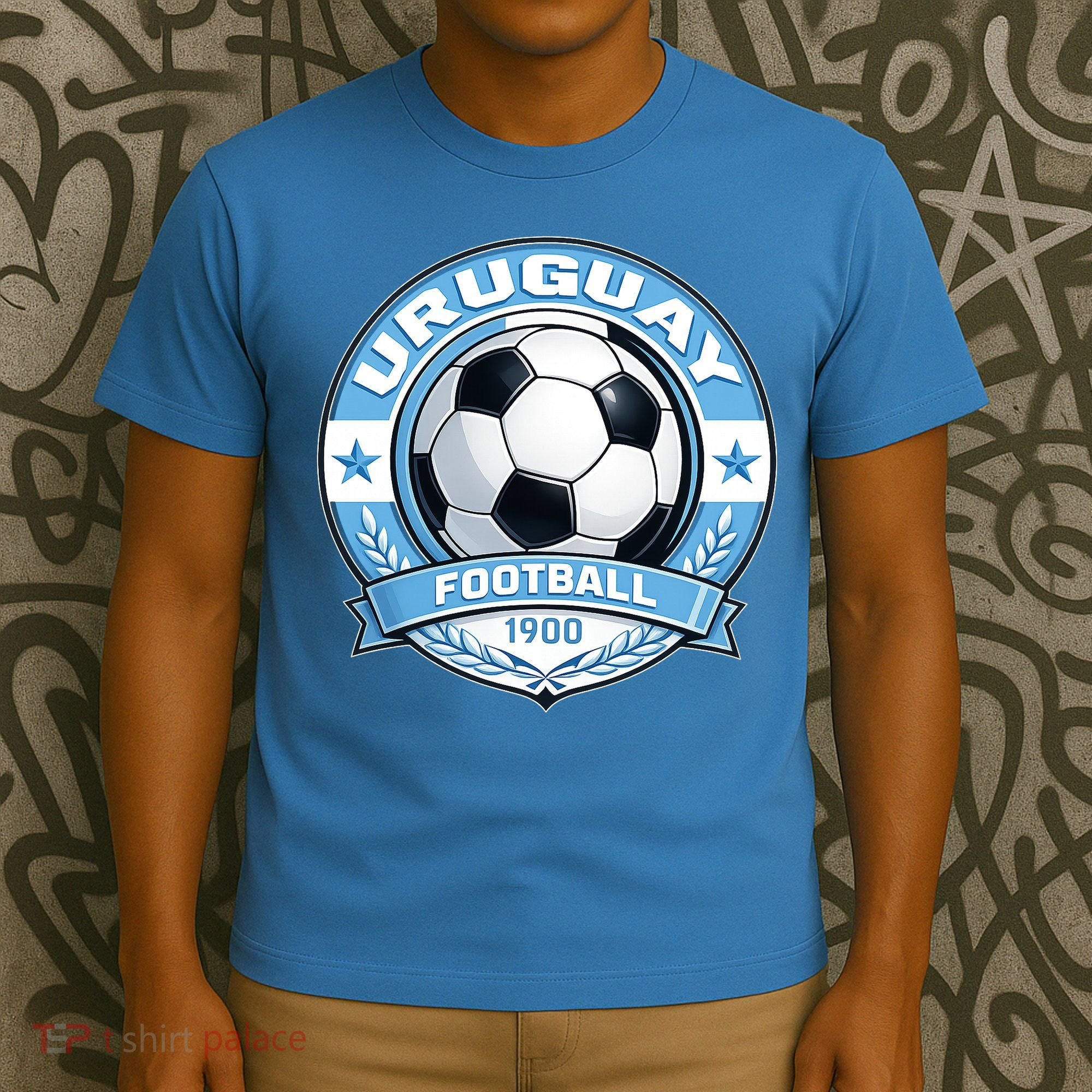 Uruguay Vintage Soccer Fan T-Shirt