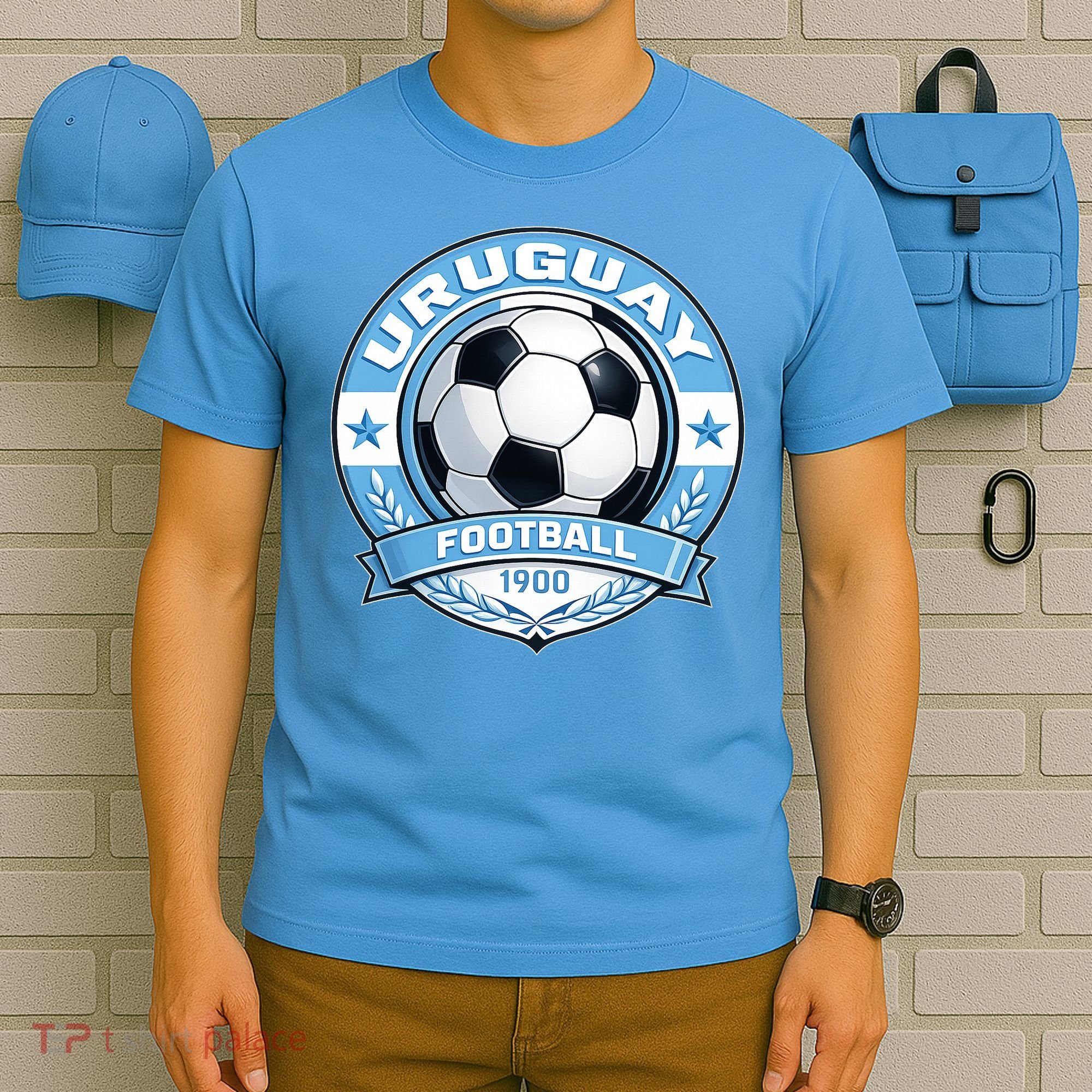 Uruguay Vintage Soccer Fan T-Shirt