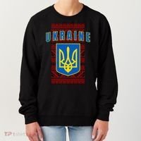 Ukraine Vyshyvanka Trident Flag Support Women's Sweatshirt thumb 0