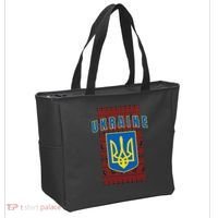 Ukraine Vyshyvanka Trident Flag Support Tote Bag thumb 2