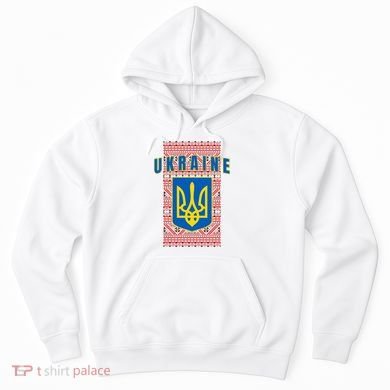 Ukraine Vyshyvanka Trident Flag Support Hoodie