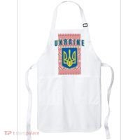 Ukraine Vyshyvanka Trident Flag Support Apron thumb 0