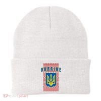 Ukraine Vyshyvanka Trident Flag Support Beanie thumb 0