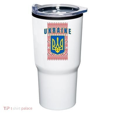 Ukraine Vyshyvanka Trident Flag Support Tumbler