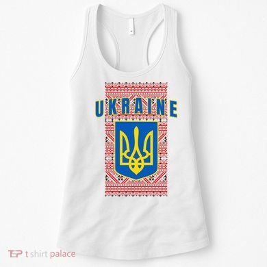Ukraine Vyshyvanka Trident Flag Support Women's Tank Top