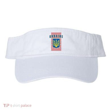 Ukraine Vyshyvanka Trident Flag Support Visor