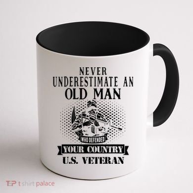 Us Veteran Coffee Mug back