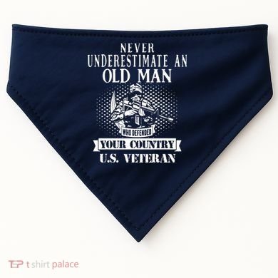 Us Veteran USA-Made Doggie Bandana