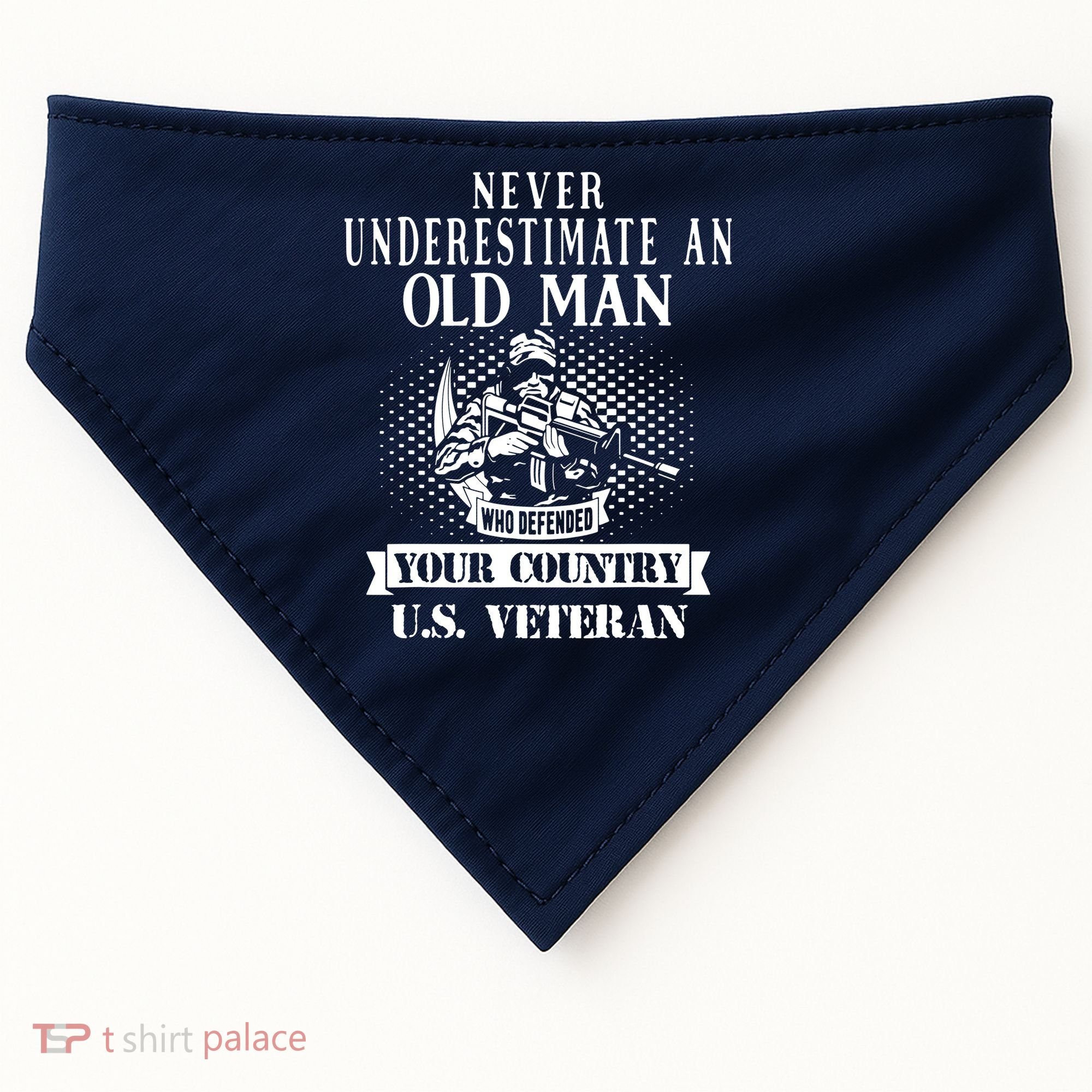 Us Veteran USA-Made Doggie Bandana