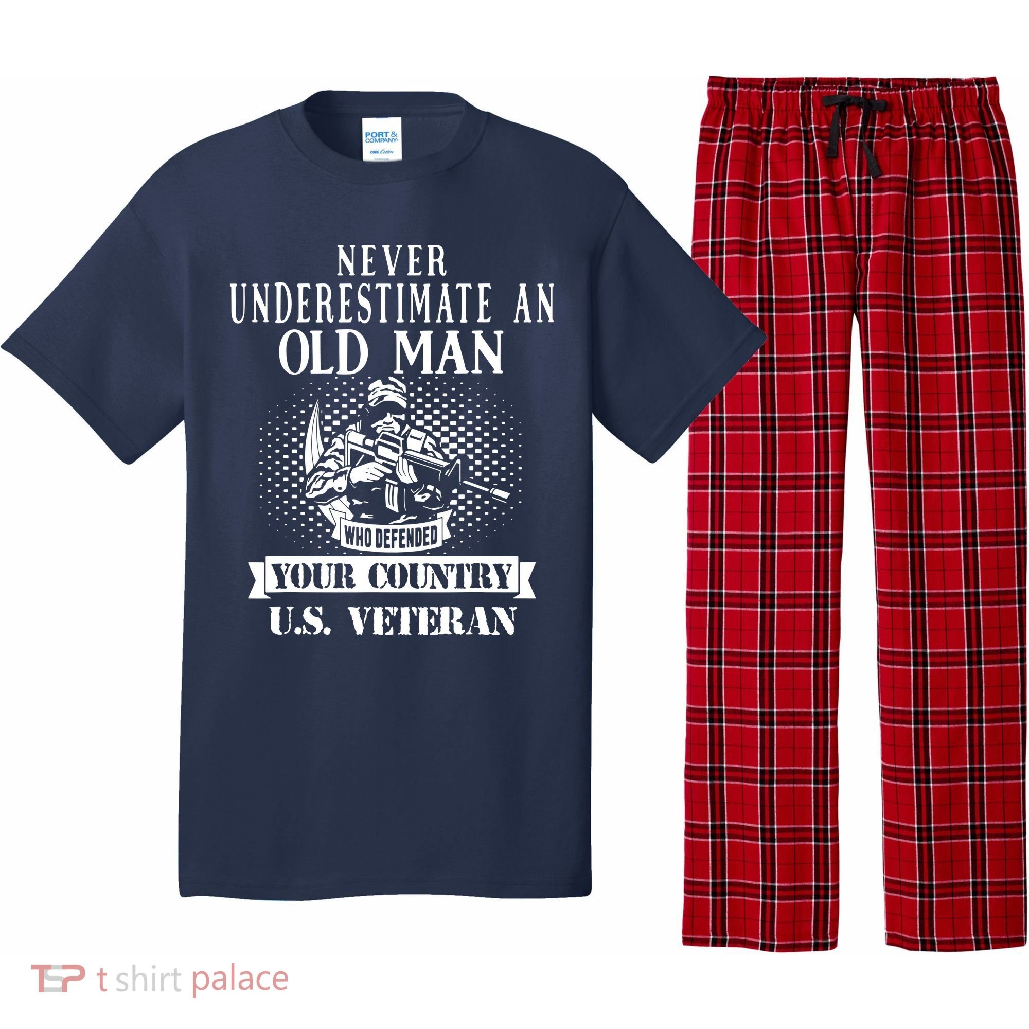 Us Veteran Pajama Set