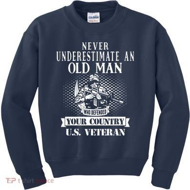 Us Veteran Kids Sweatshirt