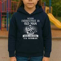 Us Veteran Kids Hoodie thumb 3