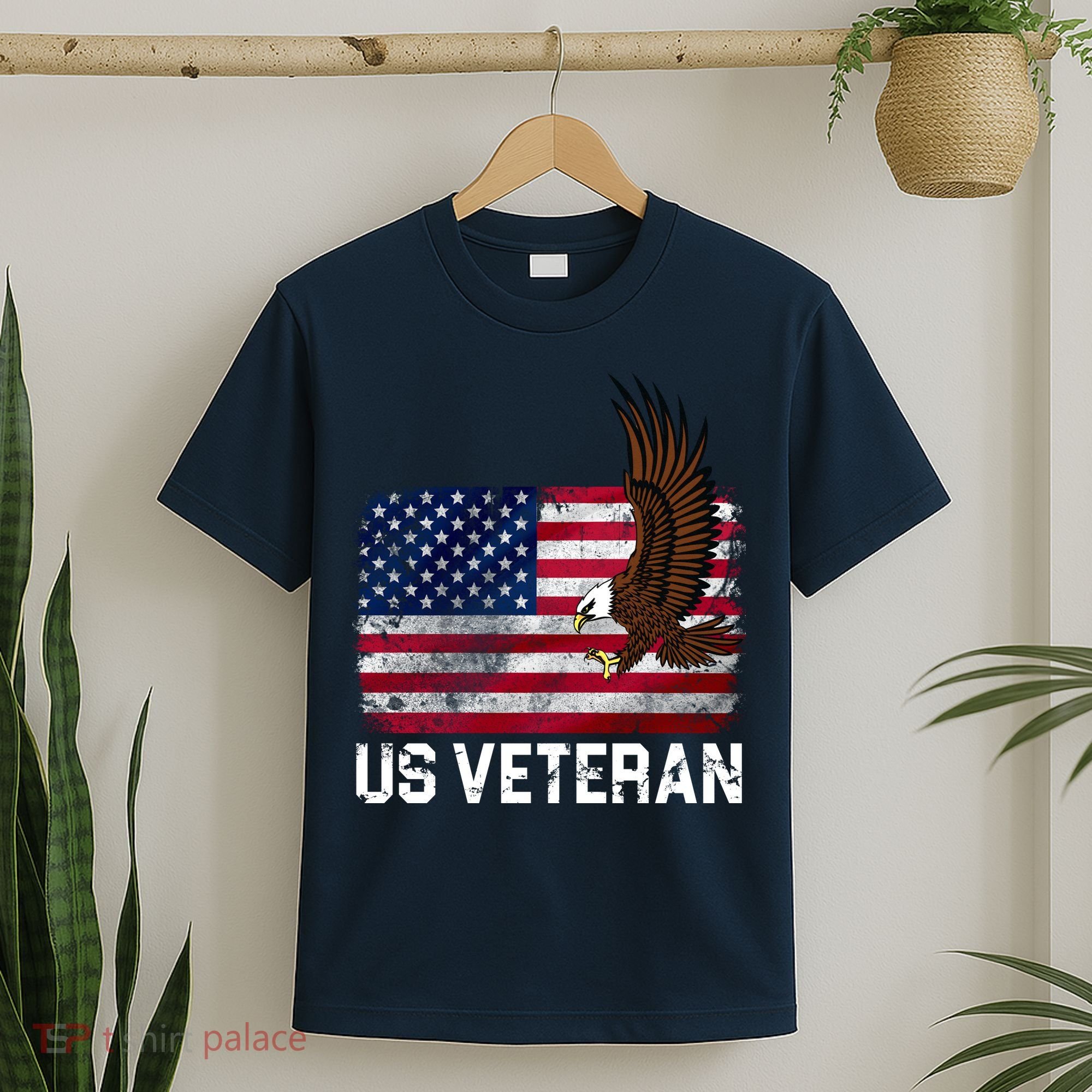 US Veteran Vintage American Bald Eagle T-Shirt
