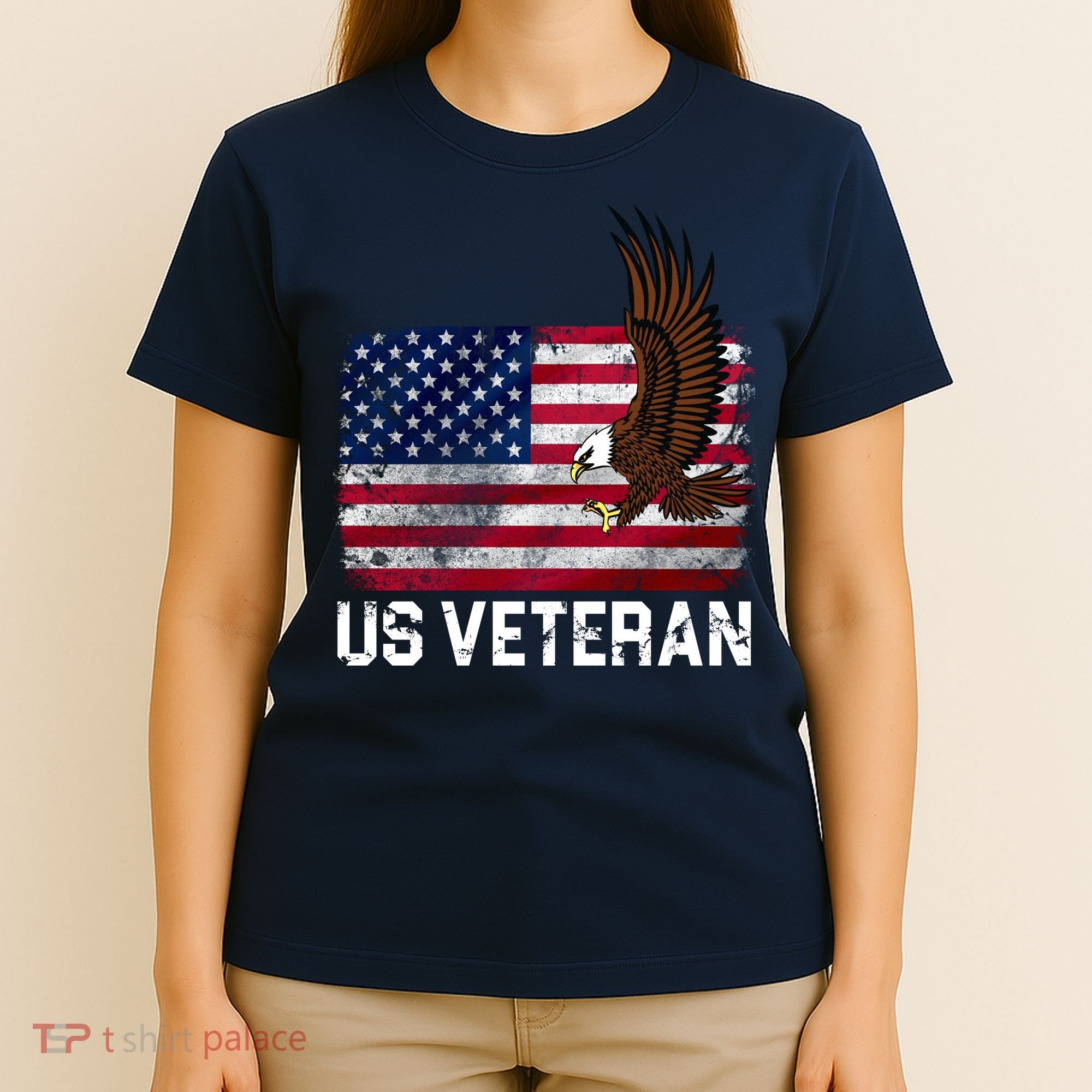 US Veteran Vintage American Bald Eagle T-Shirt