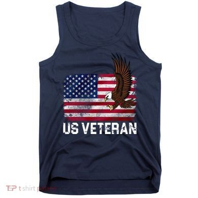 US Veteran Vintage American Bald Eagle Tank Top