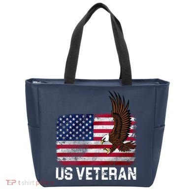 US Veteran Vintage American Bald Eagle Tote Bag