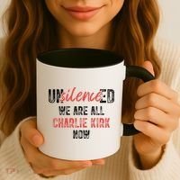 UnSilence We Are All Charlie Kirk Now Coffee Mug thumb 3