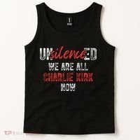 UnSilence We Are All Charlie Kirk Now Tank Top thumb 2