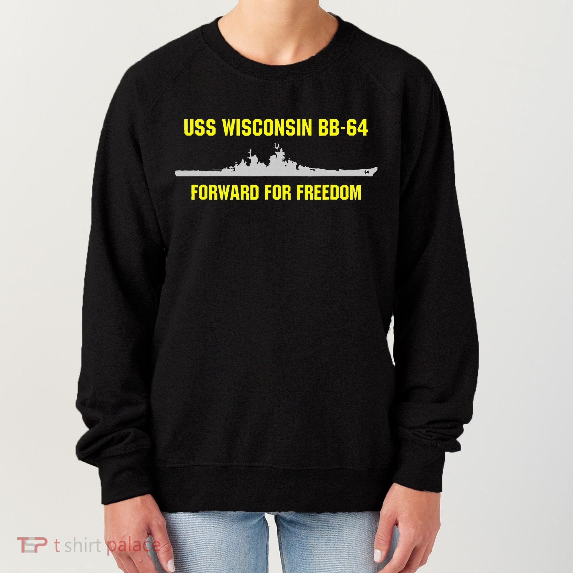 Uss Wisconsin Bb64 Women's Sweatshirt