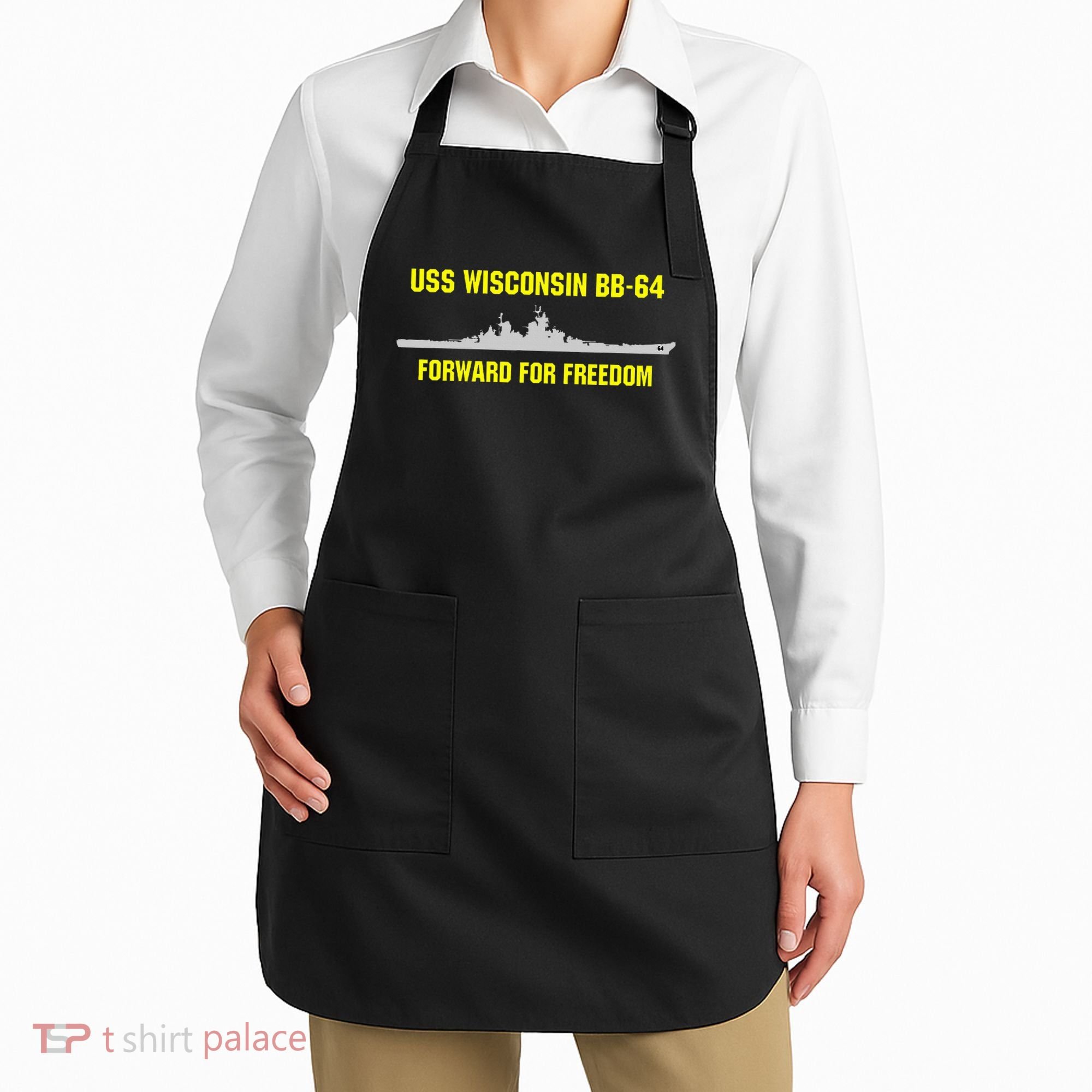 Uss Wisconsin Bb64 Apron