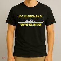 Uss Wisconsin Bb64 T-Shirt thumb 3