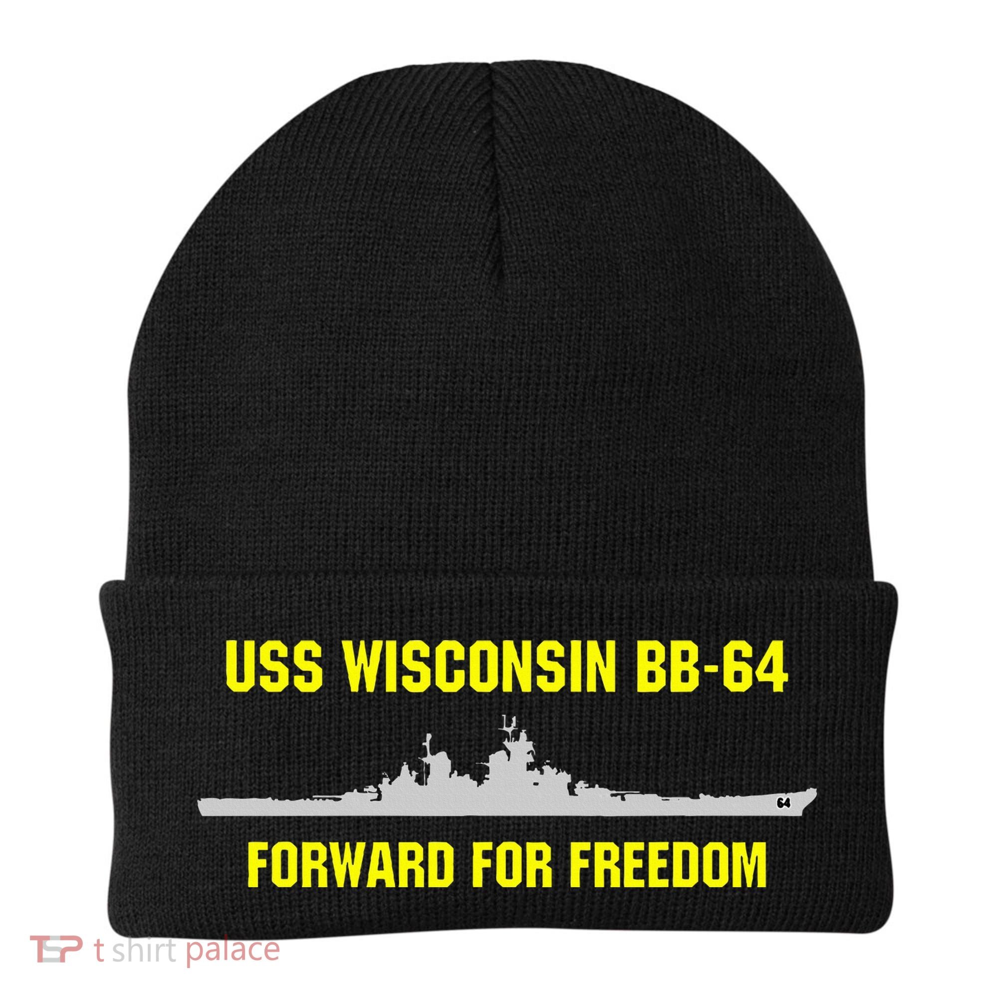 Uss Wisconsin Bb64 Beanie