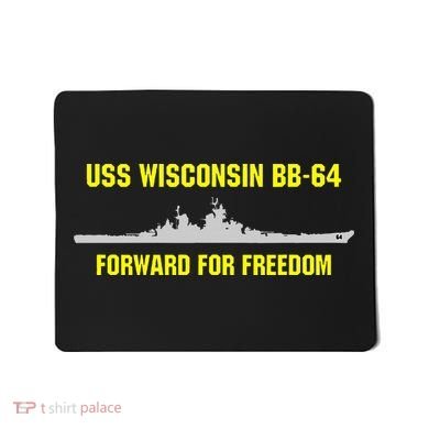 Uss Wisconsin Bb64 Mousepad