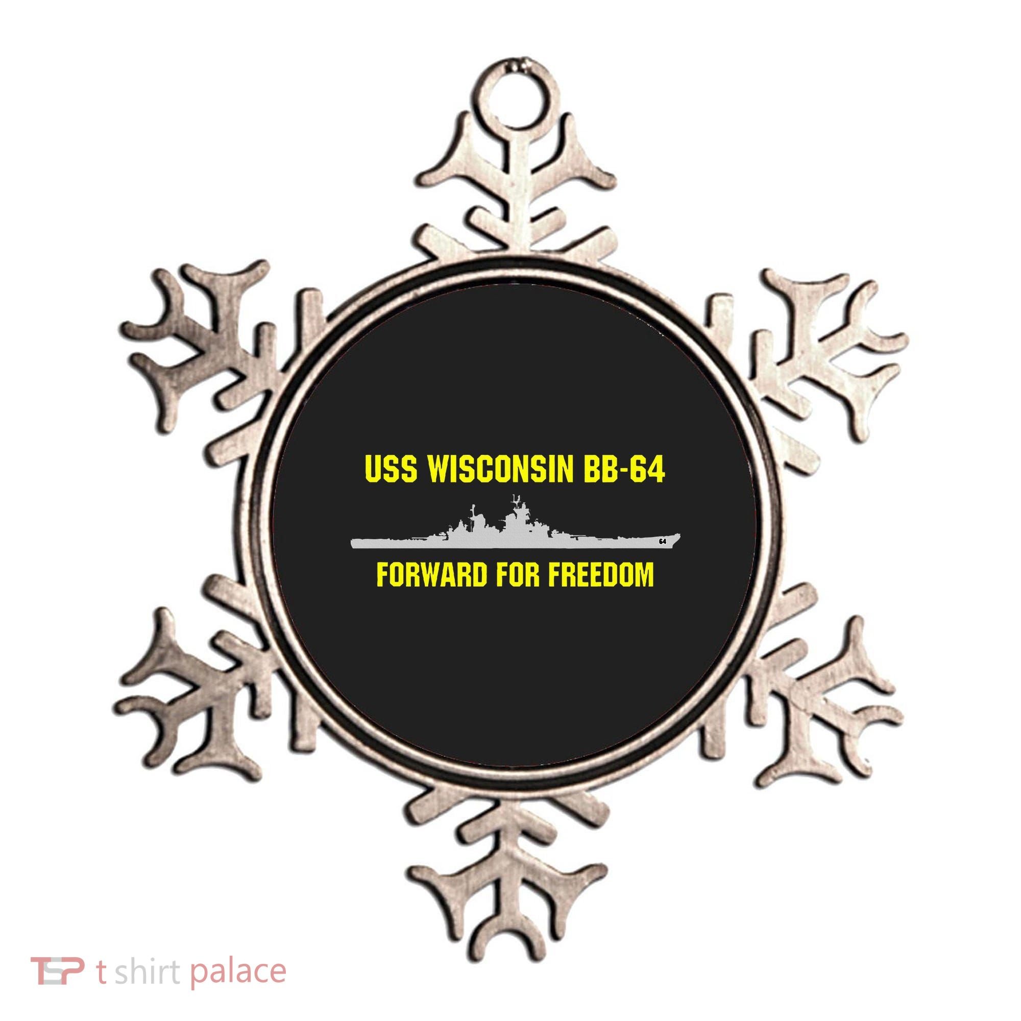Uss Wisconsin Bb64 Ornament
