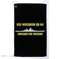 Uss Wisconsin Bb64 Golf Towel thumb 0