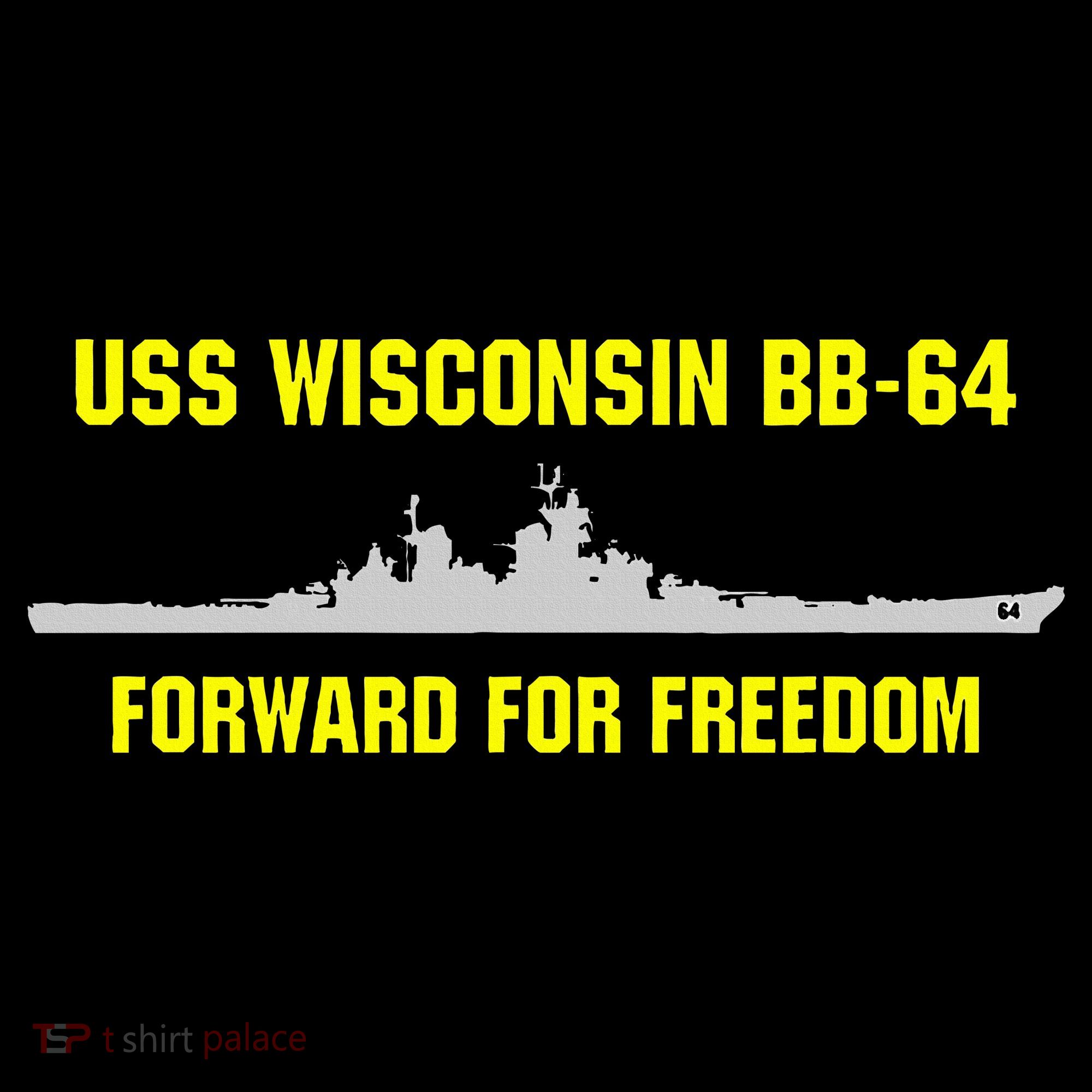 Uss Wisconsin Bb64 Women's T-Shirt