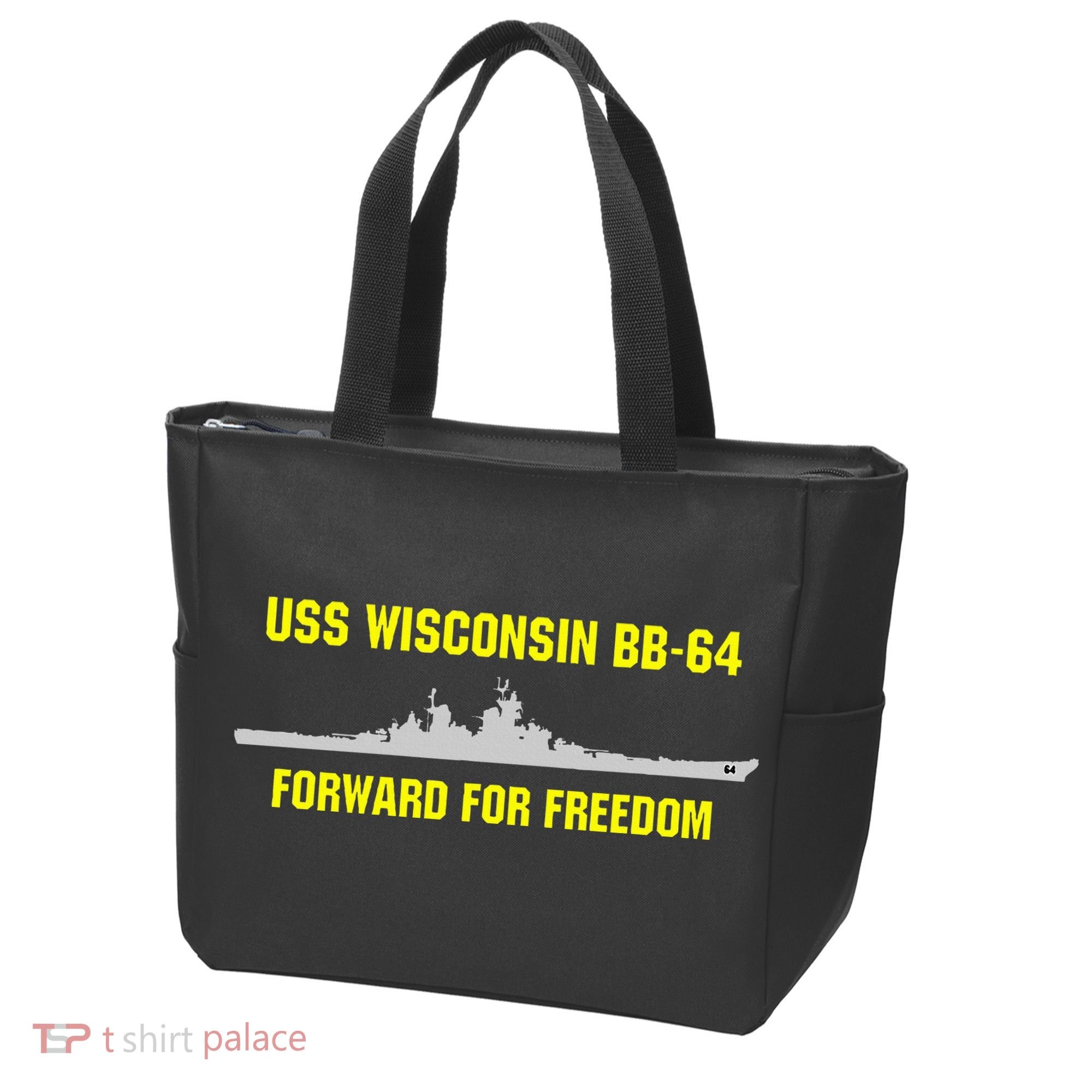 Uss Wisconsin Bb64 Tote Bag