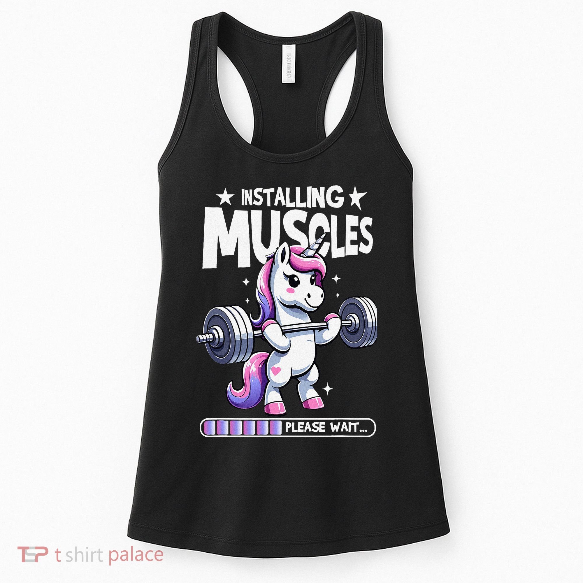 Unicorn Weightlifting Fitness Gym Workout Weight Training Women's Tank Top