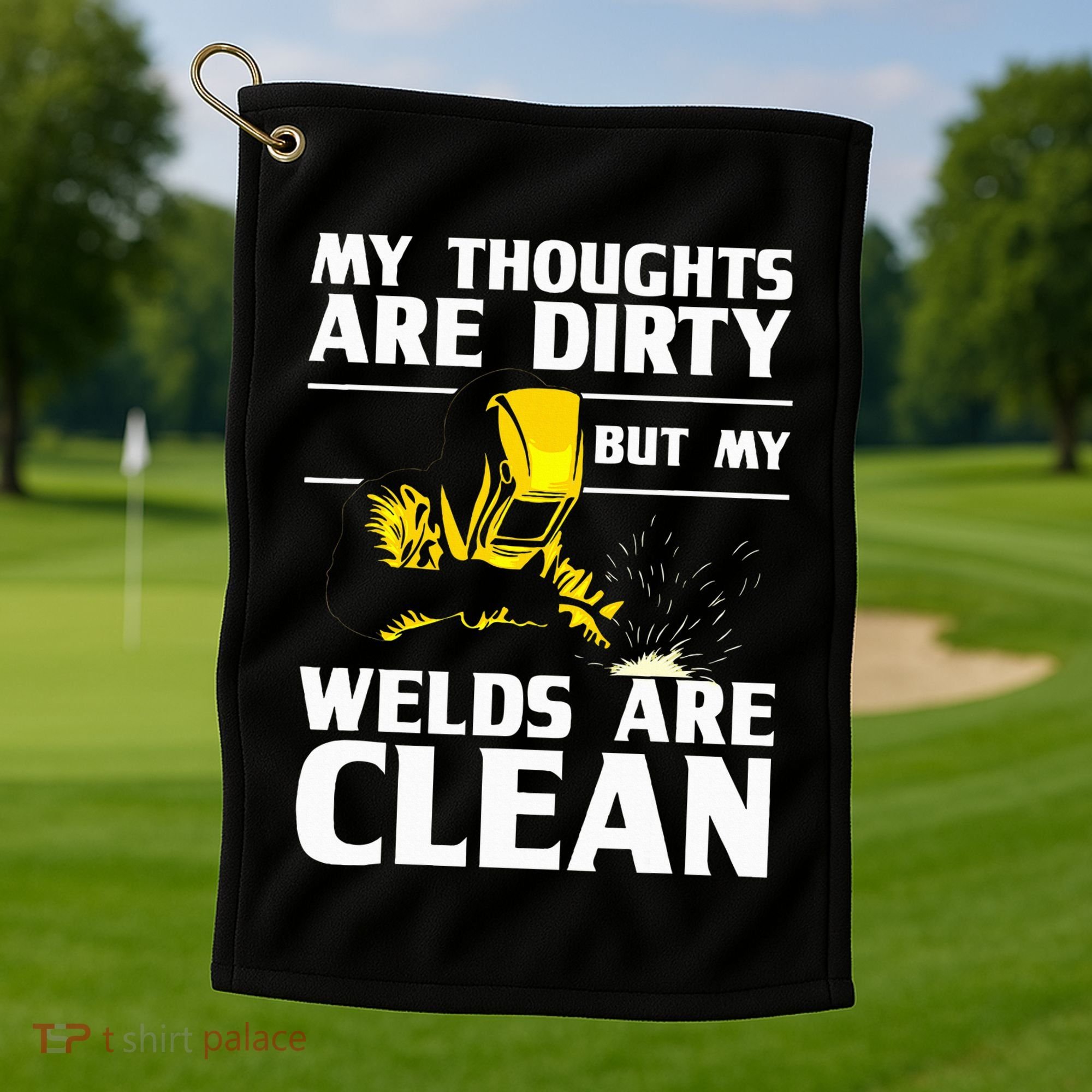 Unique Welding For Women Weld Tool Welder Welding Golf Towel