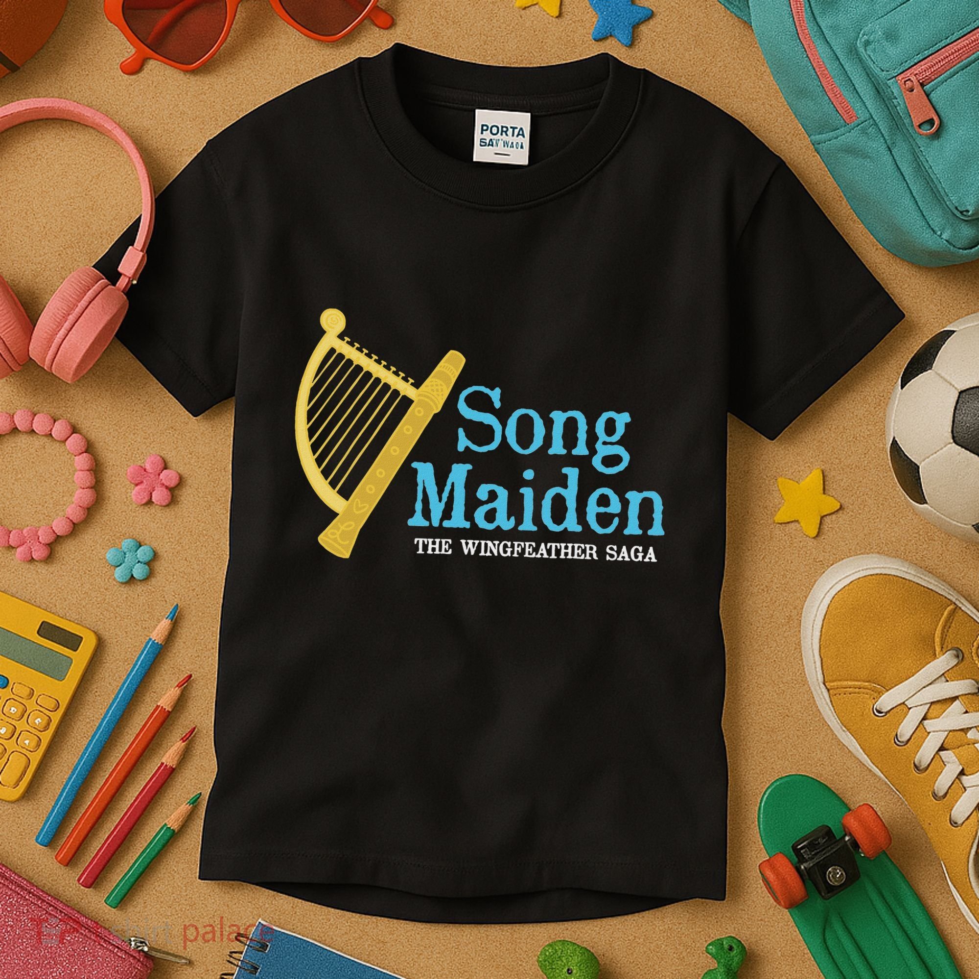 Unofficial Wingfeather Fan Art Song Maiden Kids T-Shirt