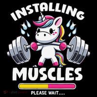 Unicorn Weightlifting Installing Muscles Gym Workout Fitness Coffee Mug thumb 5